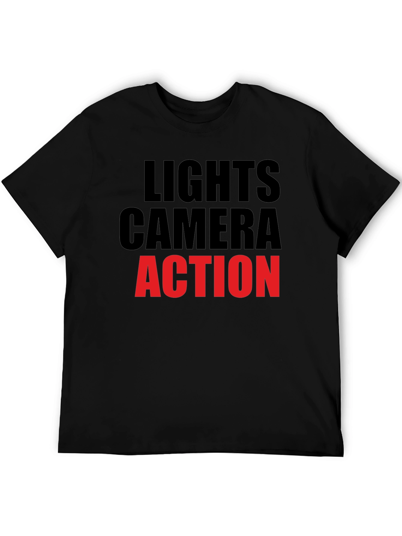 Lights Camera Action Graphic T-Shirt