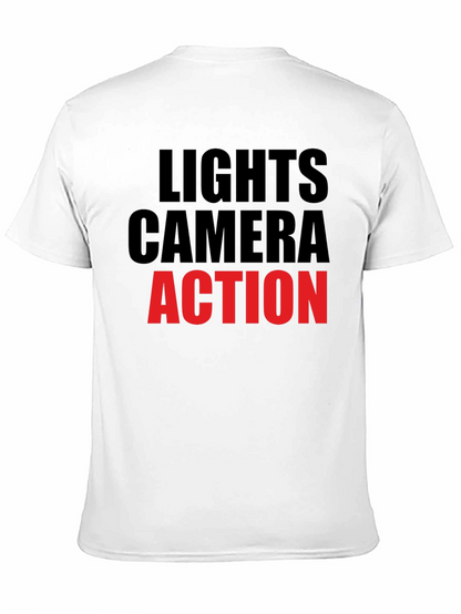 Lights Camera Action Graphic T-Shirt