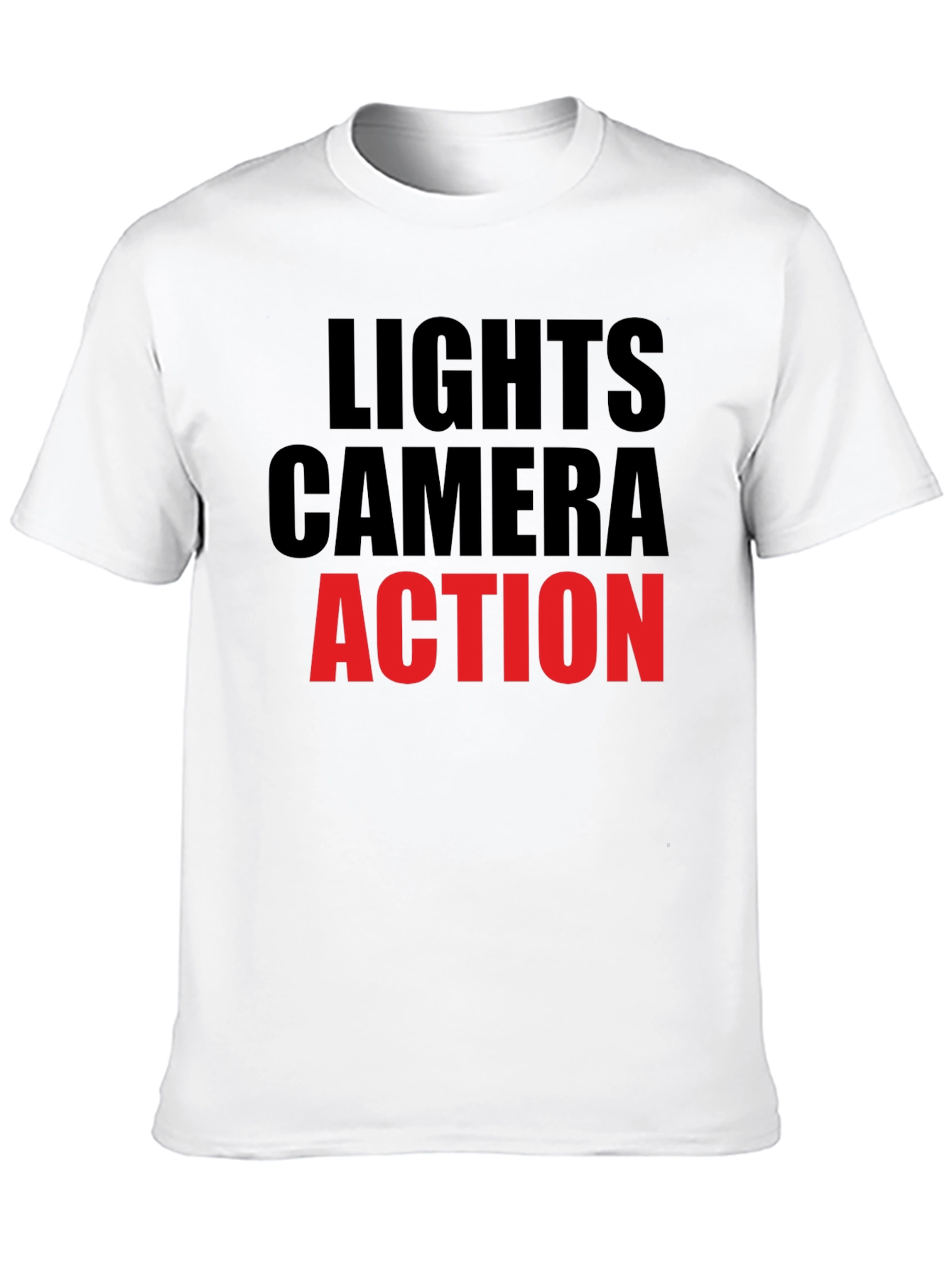Lights Camera Action Graphic T-Shirt