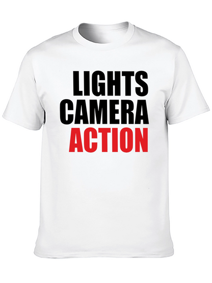 Lights Camera Action Graphic T-Shirt