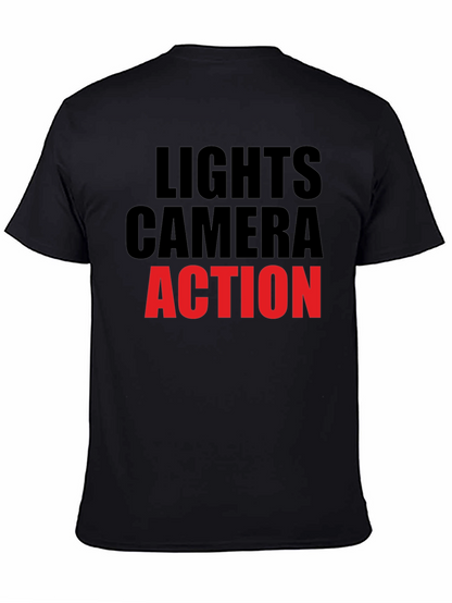 Lights Camera Action Graphic T-Shirt