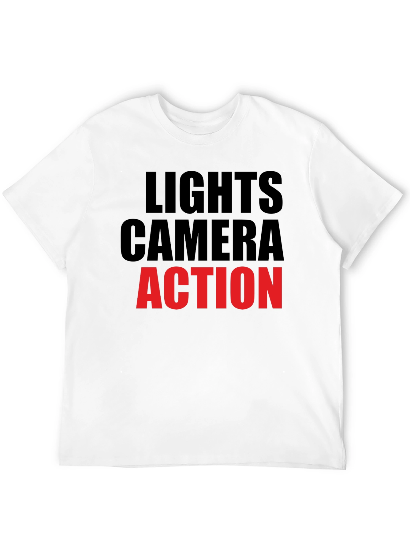 Lights Camera Action Graphic T-Shirt