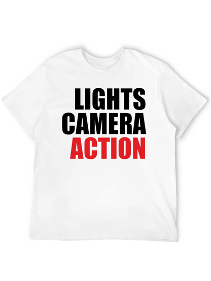 Lights Camera Action Graphic T-Shirt