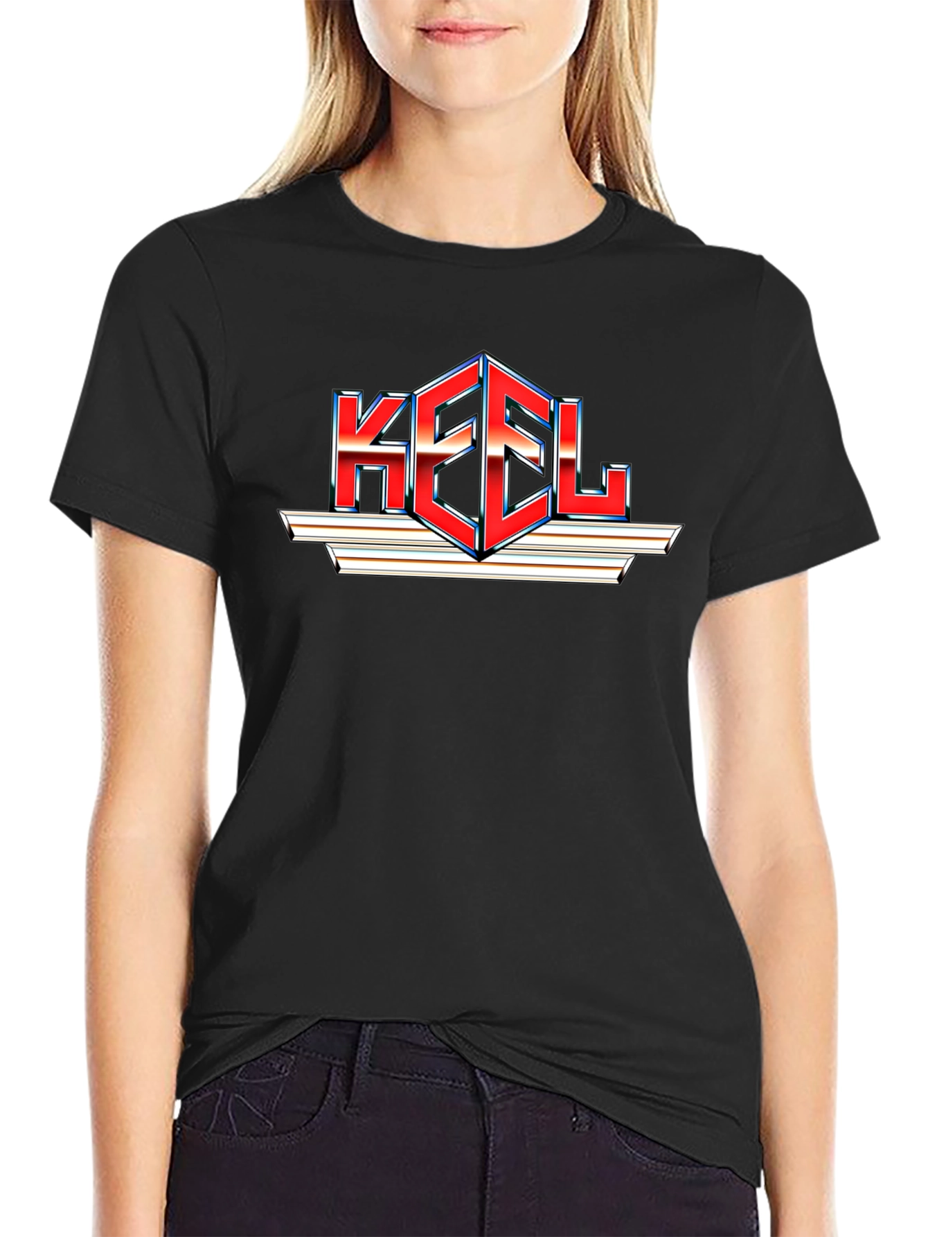 Keel Band T-Shirt - Black Metal Rock