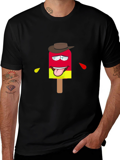 Popsicle Cowboy Black T-Shirt