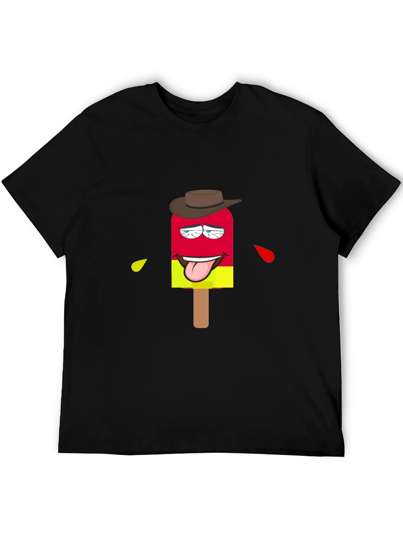 Popsicle Cowboy Black T-Shirt