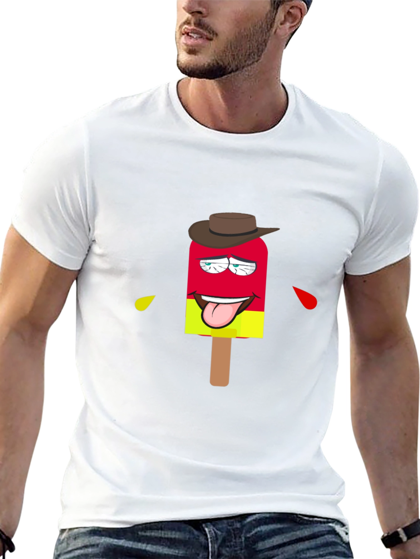 Popsicle Cowboy Black T-Shirt