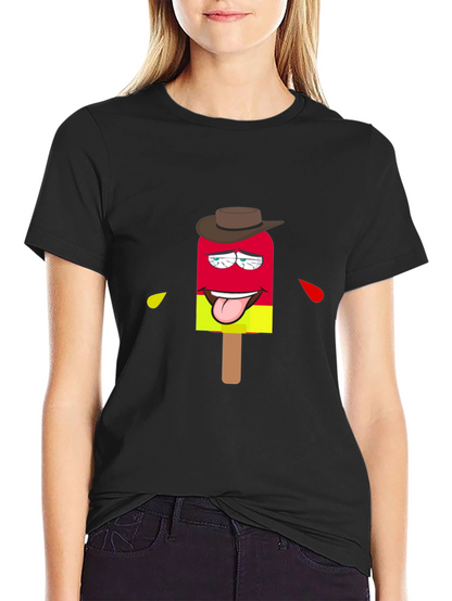 Popsicle Cowboy Black T-Shirt