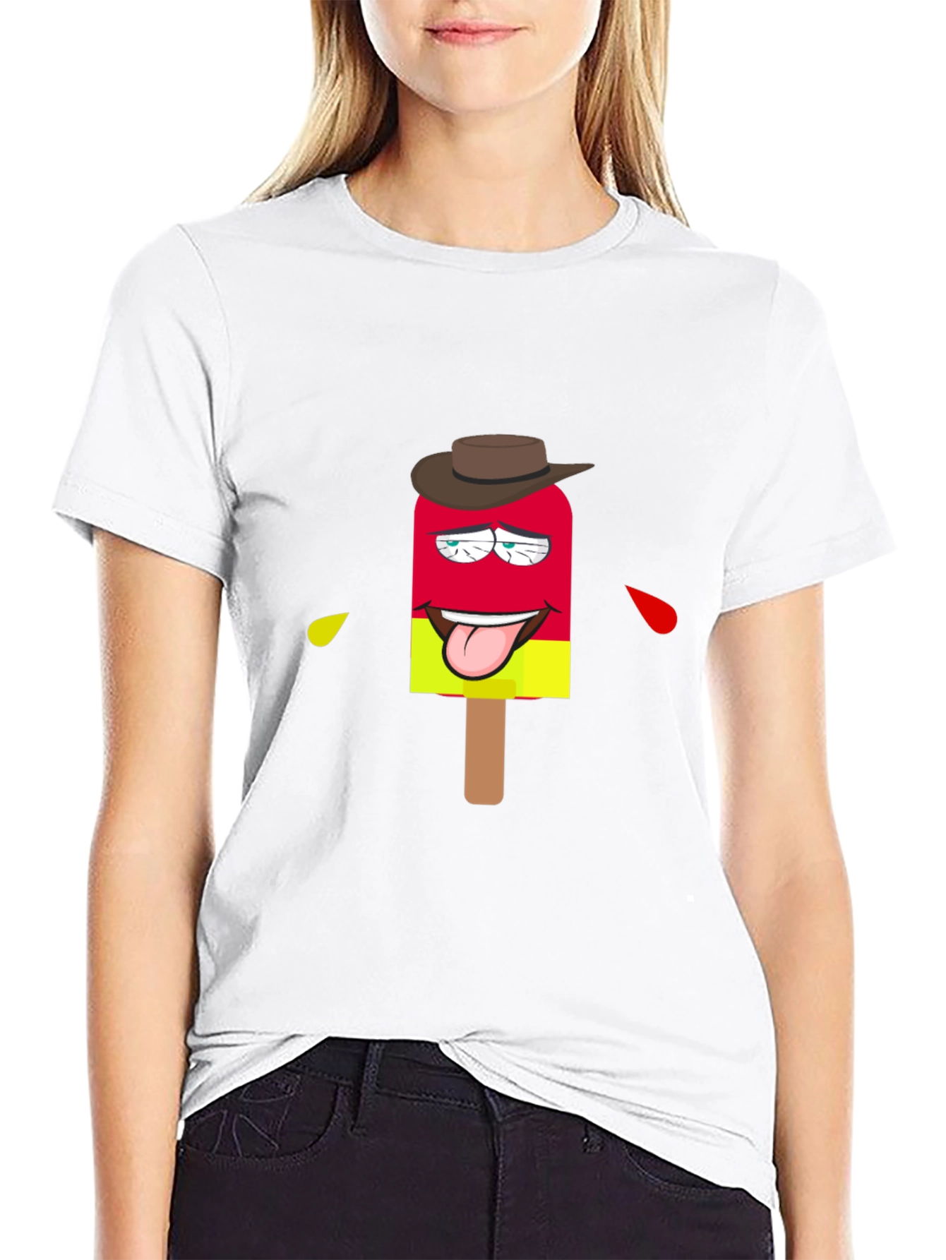 Popsicle Cowboy Black T-Shirt