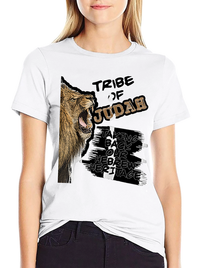 Tribe of Judah Lion Graphic Black T-Shirt
