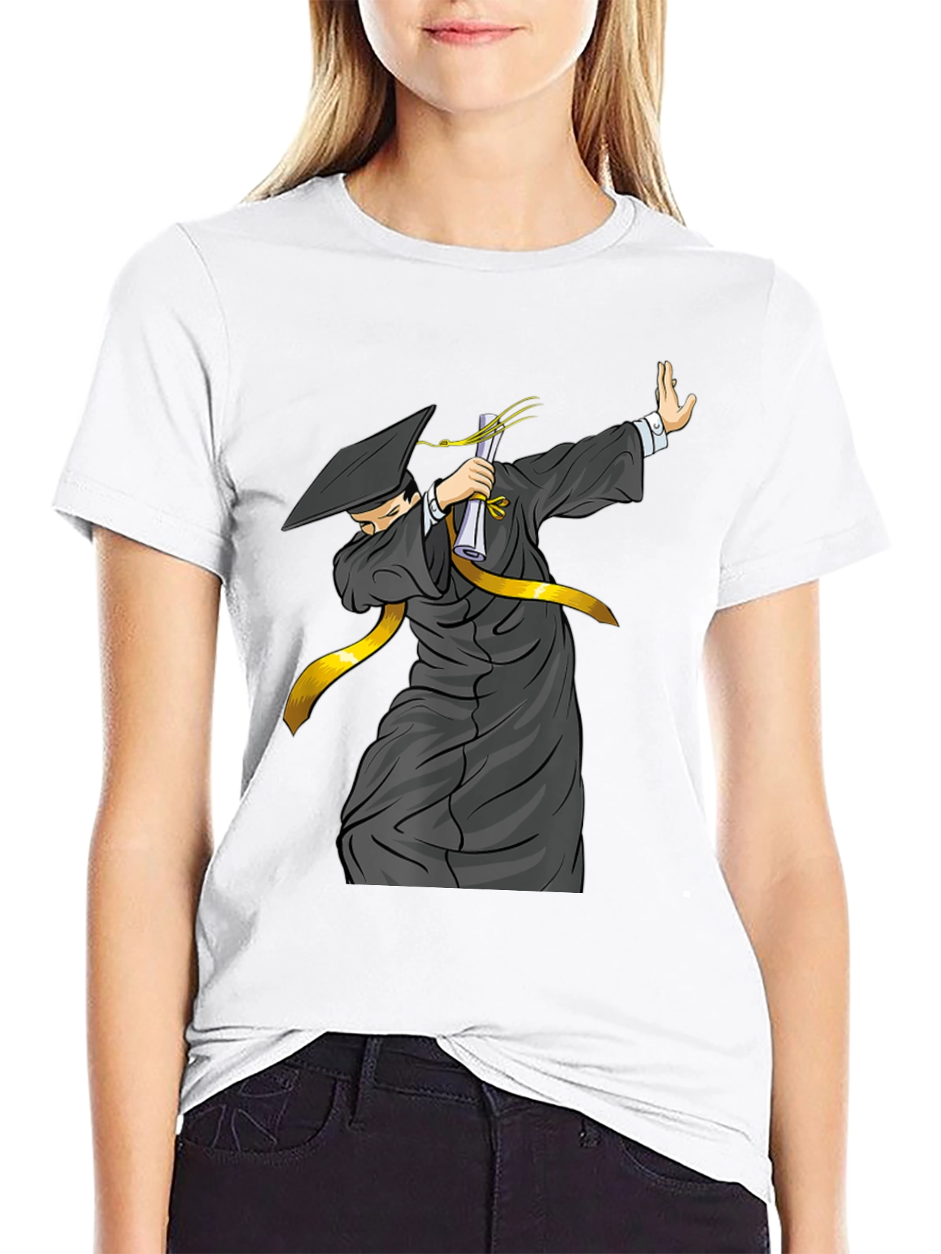 Graduation Dabbing T-Shirt - Celebrate Success!
