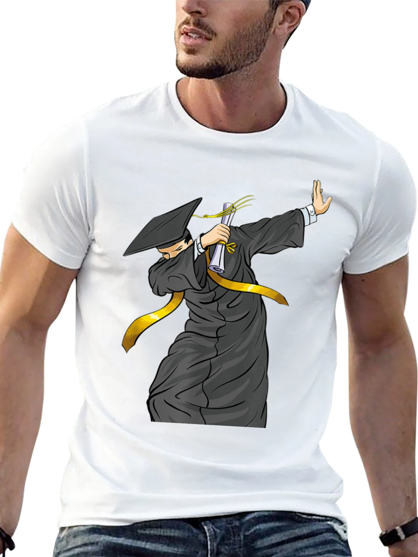 Graduation Dabbing T-Shirt - Celebrate Success!