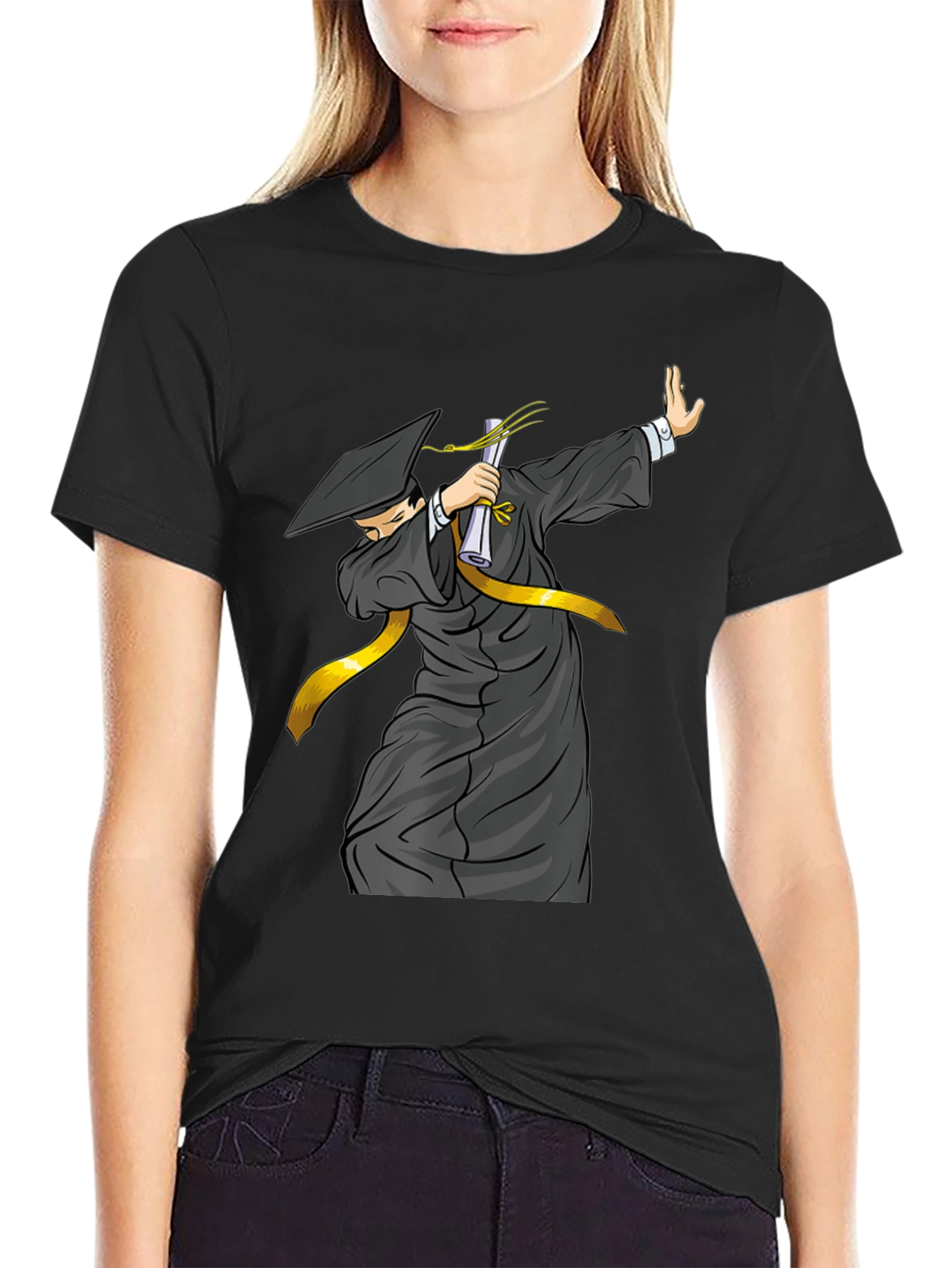 Graduation Dabbing T-Shirt - Celebrate Success!