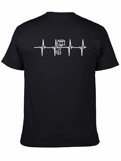 Engine Heartbeat Tee - Automotive Enthusiast T-Shirt