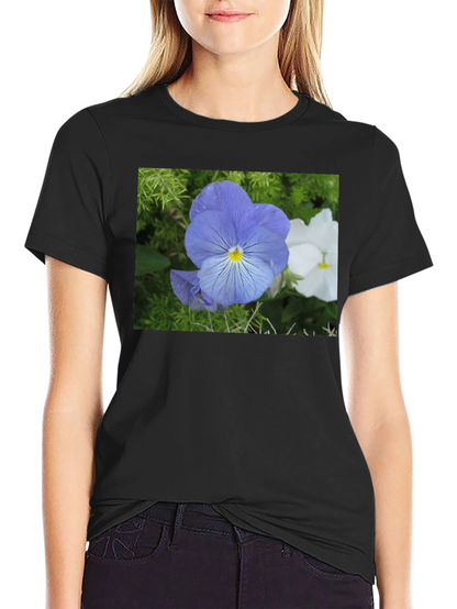 Floral Print Crew Neck T-Shirt