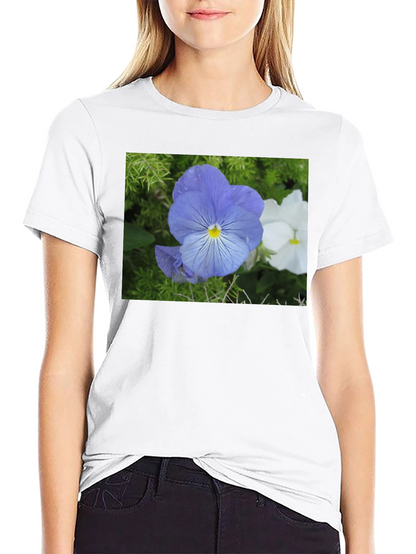 Floral Print Crew Neck T-Shirt