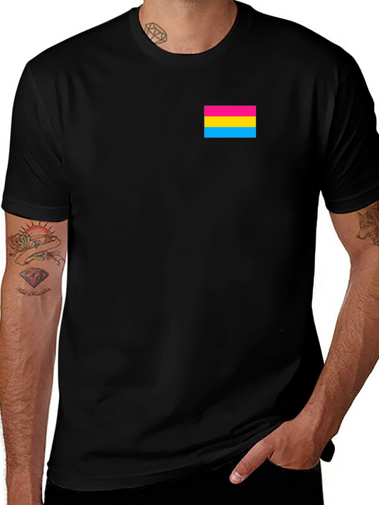 Pansexual Pride T-Shirt - Solid Black