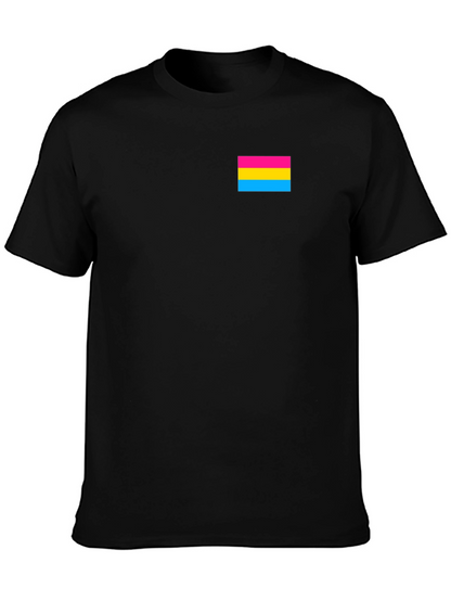 Pansexual Pride T-Shirt - Solid Black