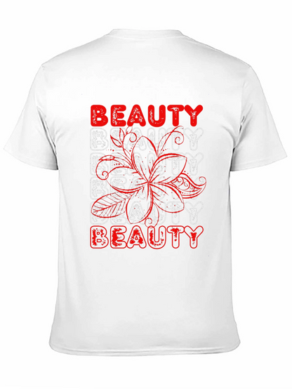 Beauty Graphic Print Black T-Shirt