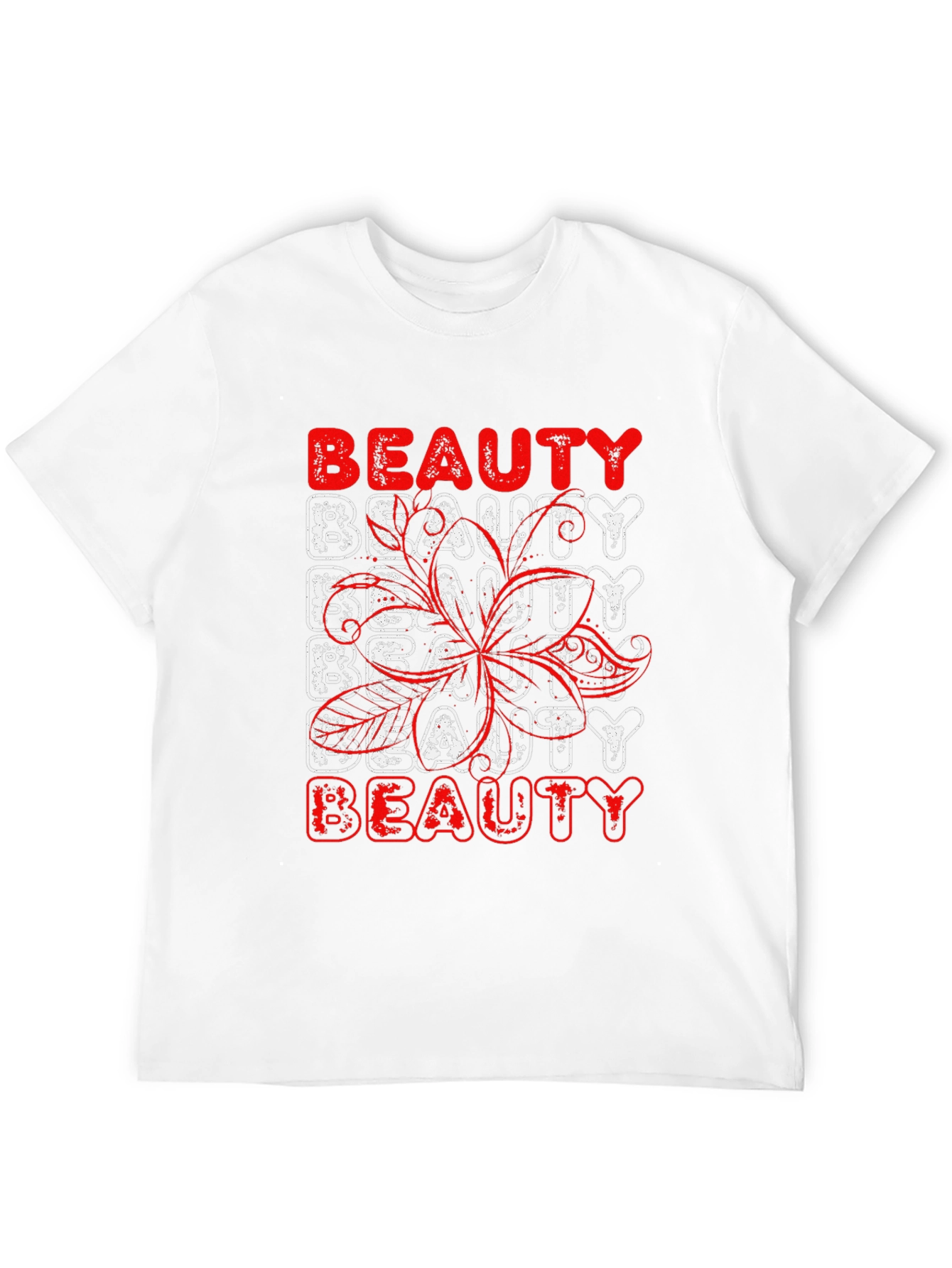 Beauty Graphic Print Black T-Shirt
