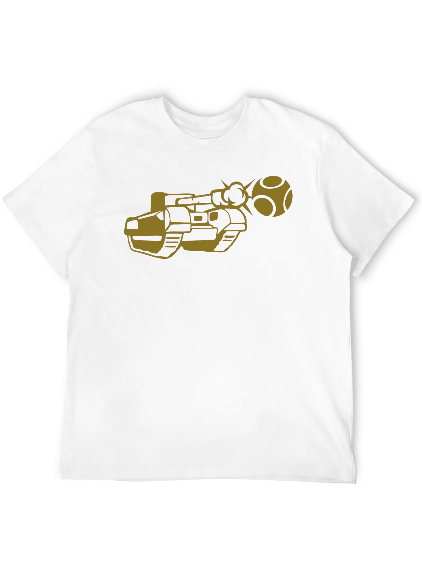 Retro Game Tank T-Shirt - Black Cotton Tee