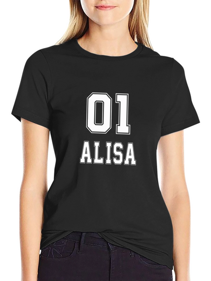 Custom 01 ALISA Black T-Shirt