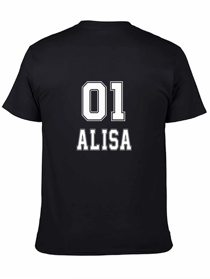 Custom 01 ALISA Black T-Shirt