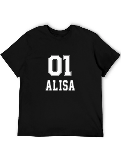 Custom 01 ALISA Black T-Shirt