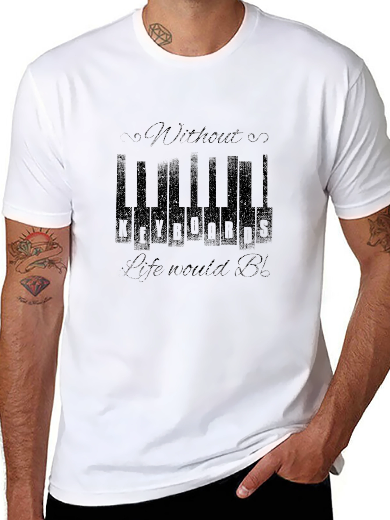 Keyboard Life T-Shirt - Music Lover Tee