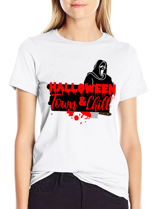 Halloween Town & Chill Graphic Tee