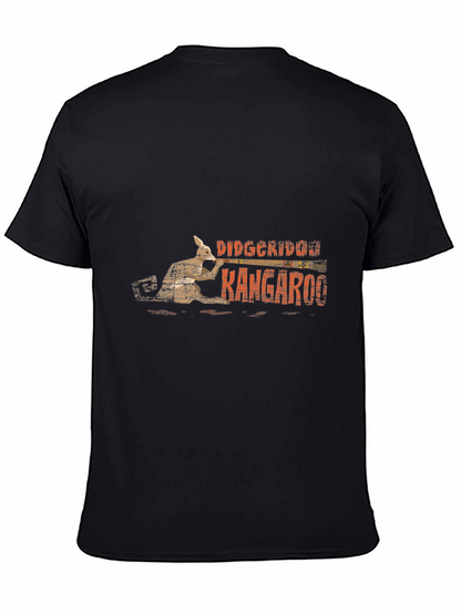 Didgeridoo Kangaroo Black T-Shirt