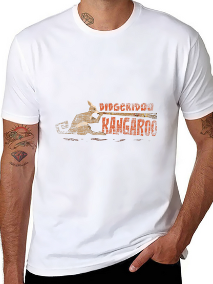 Didgeridoo Kangaroo Black T-Shirt