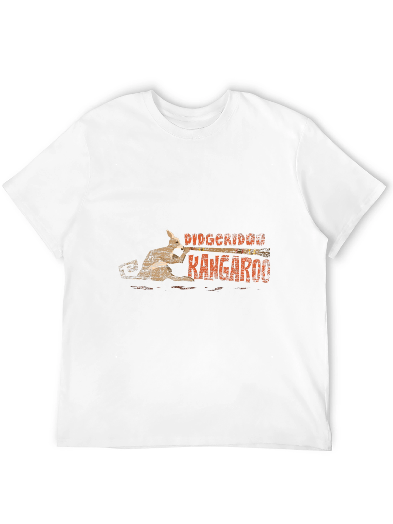 Didgeridoo Kangaroo Black T-Shirt