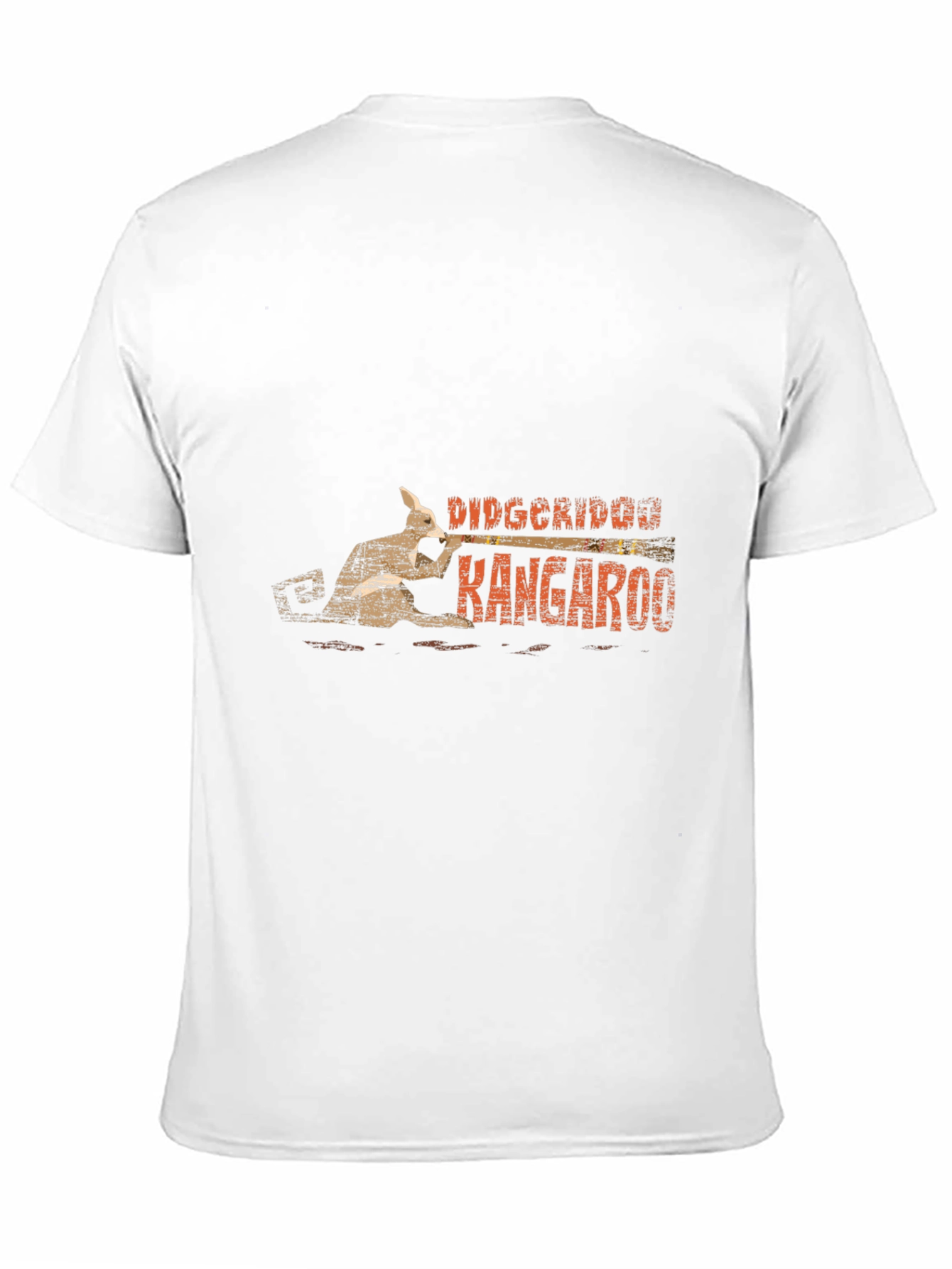 Didgeridoo Kangaroo Black T-Shirt