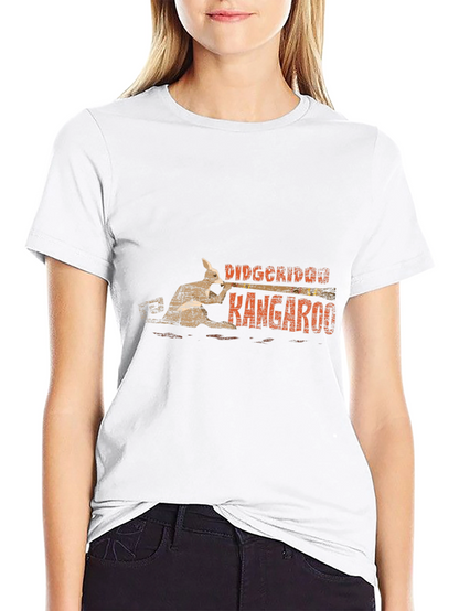 Didgeridoo Kangaroo Black T-Shirt