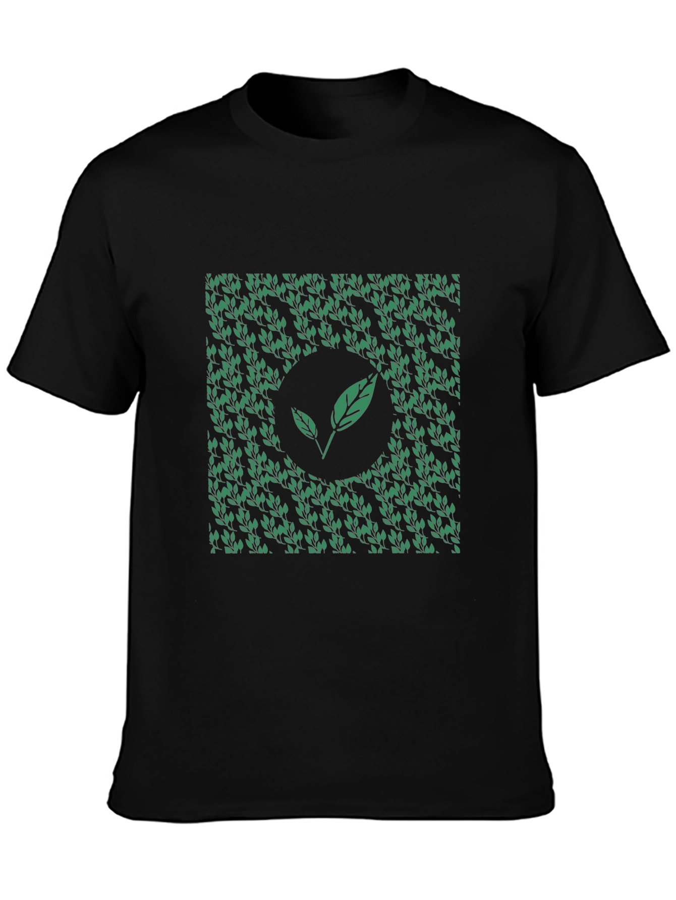 Nature Inspired Black T-Shirt