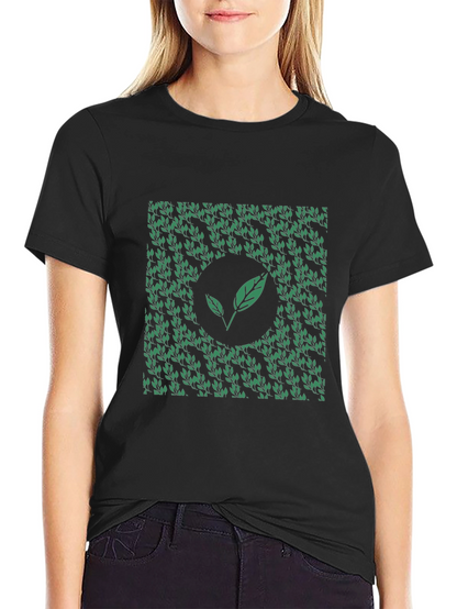 Nature Inspired Black T-Shirt