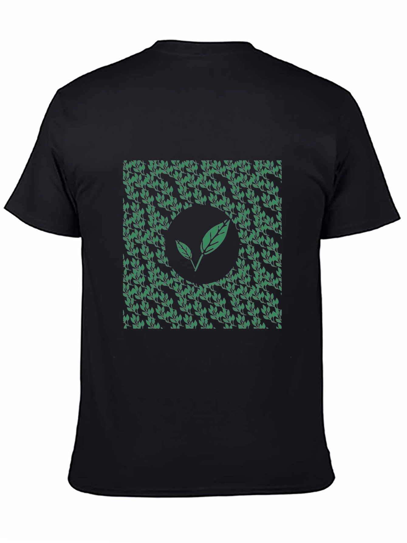 Nature Inspired Black T-Shirt