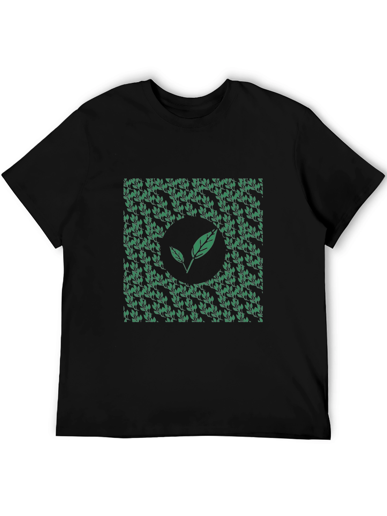 Nature Inspired Black T-Shirt