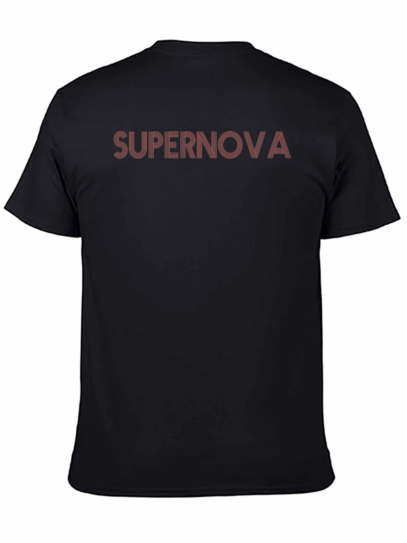 Supernova Graphic Tee - Stylish Mens Black T-Shirt