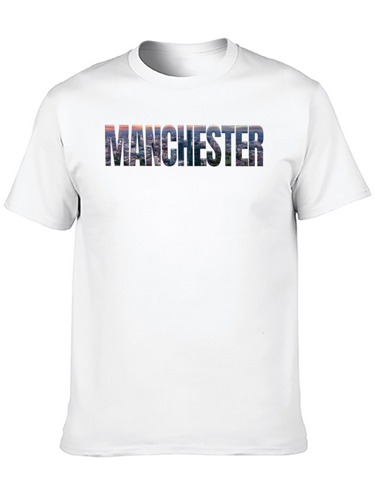 Manchester Skyline Tee - Urban Cityscape Graphic T-Shirt