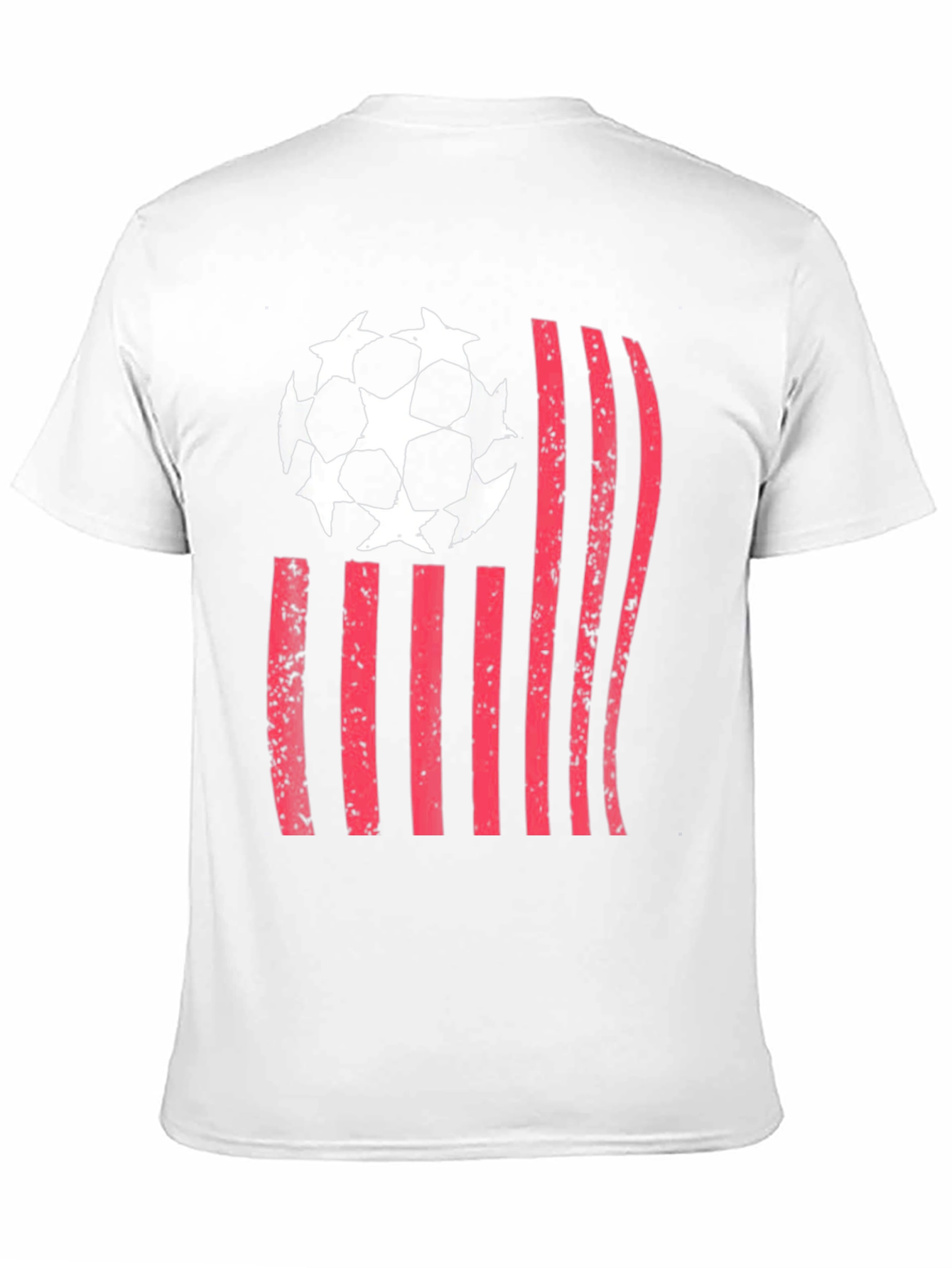 Soccer USA Flag Graphic T-Shirt