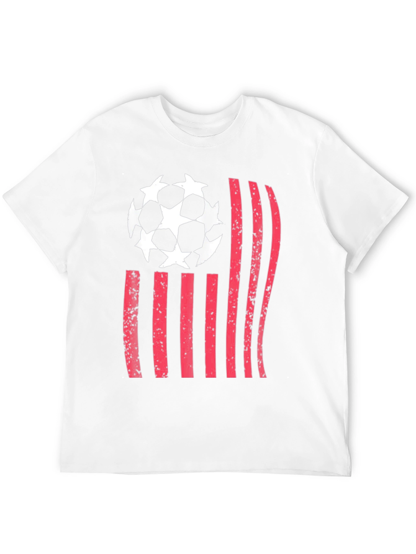 Soccer USA Flag Graphic T-Shirt