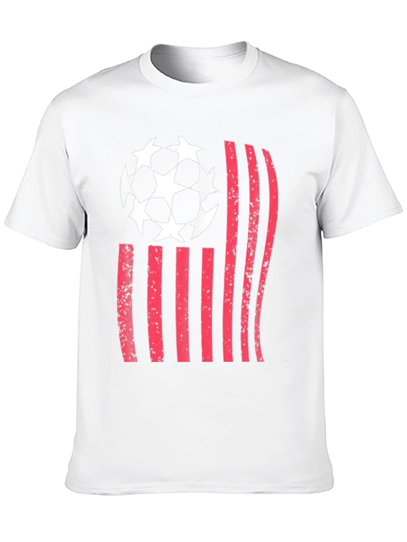 Soccer USA Flag Graphic T-Shirt