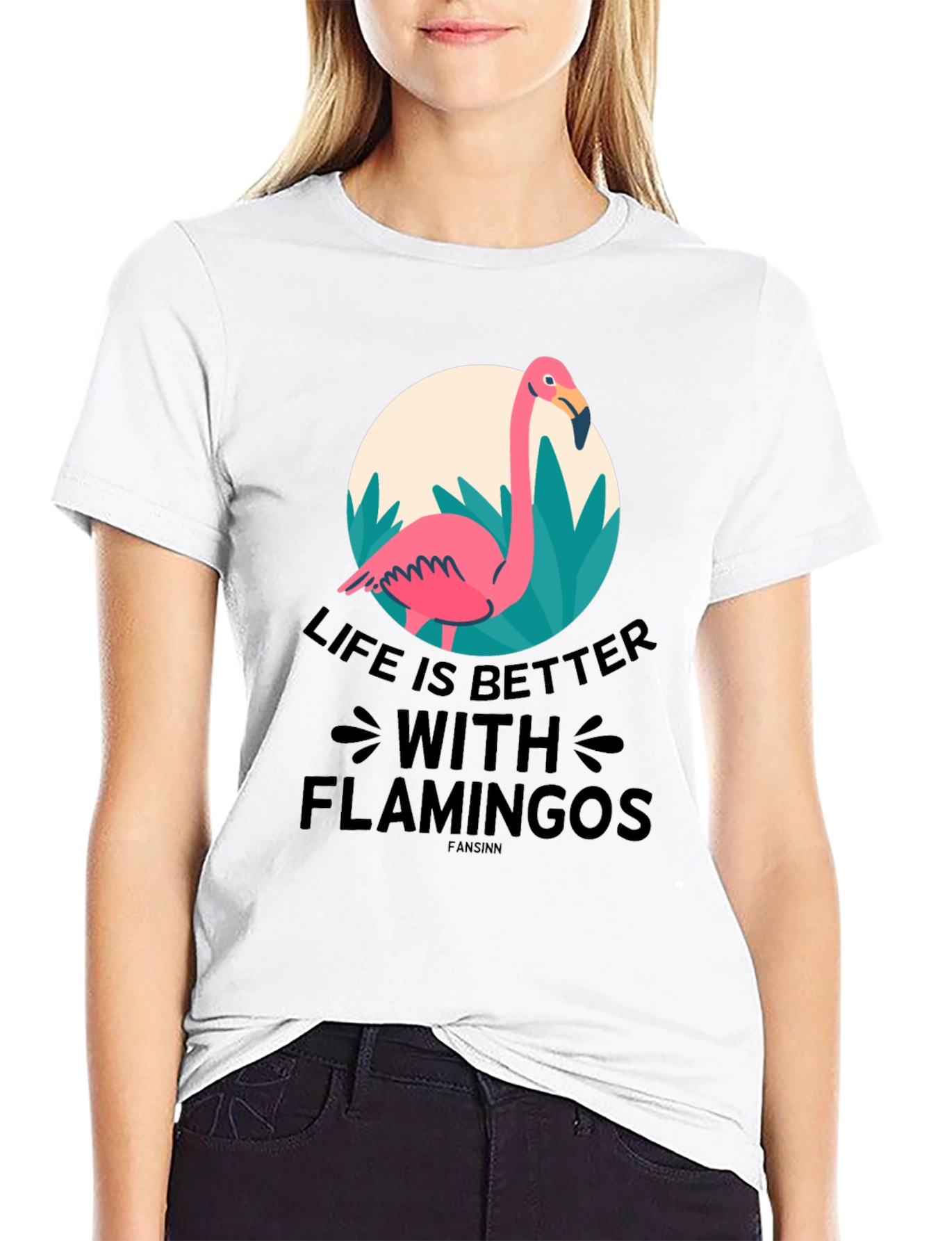 Life is Better with Flamingos T-Shirt