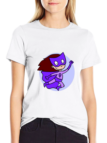 Feminist Super Hero Black T-Shirt