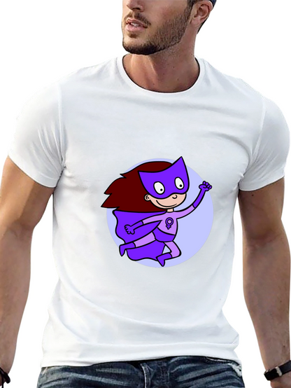 Feminist Super Hero Black T-Shirt