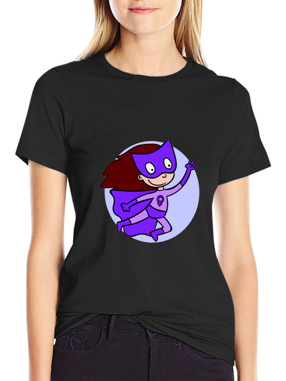 Feminist Super Hero Black T-Shirt