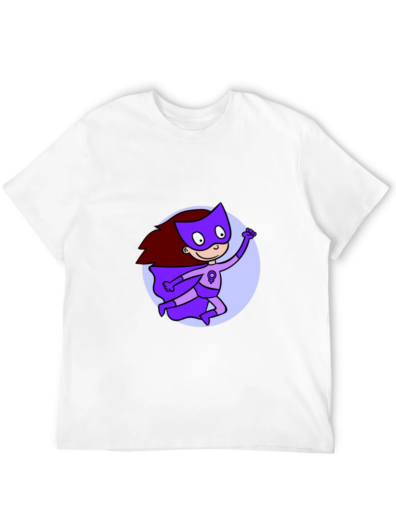 Feminist Super Hero Black T-Shirt