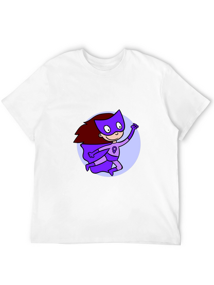 Feminist Super Hero Black T-Shirt